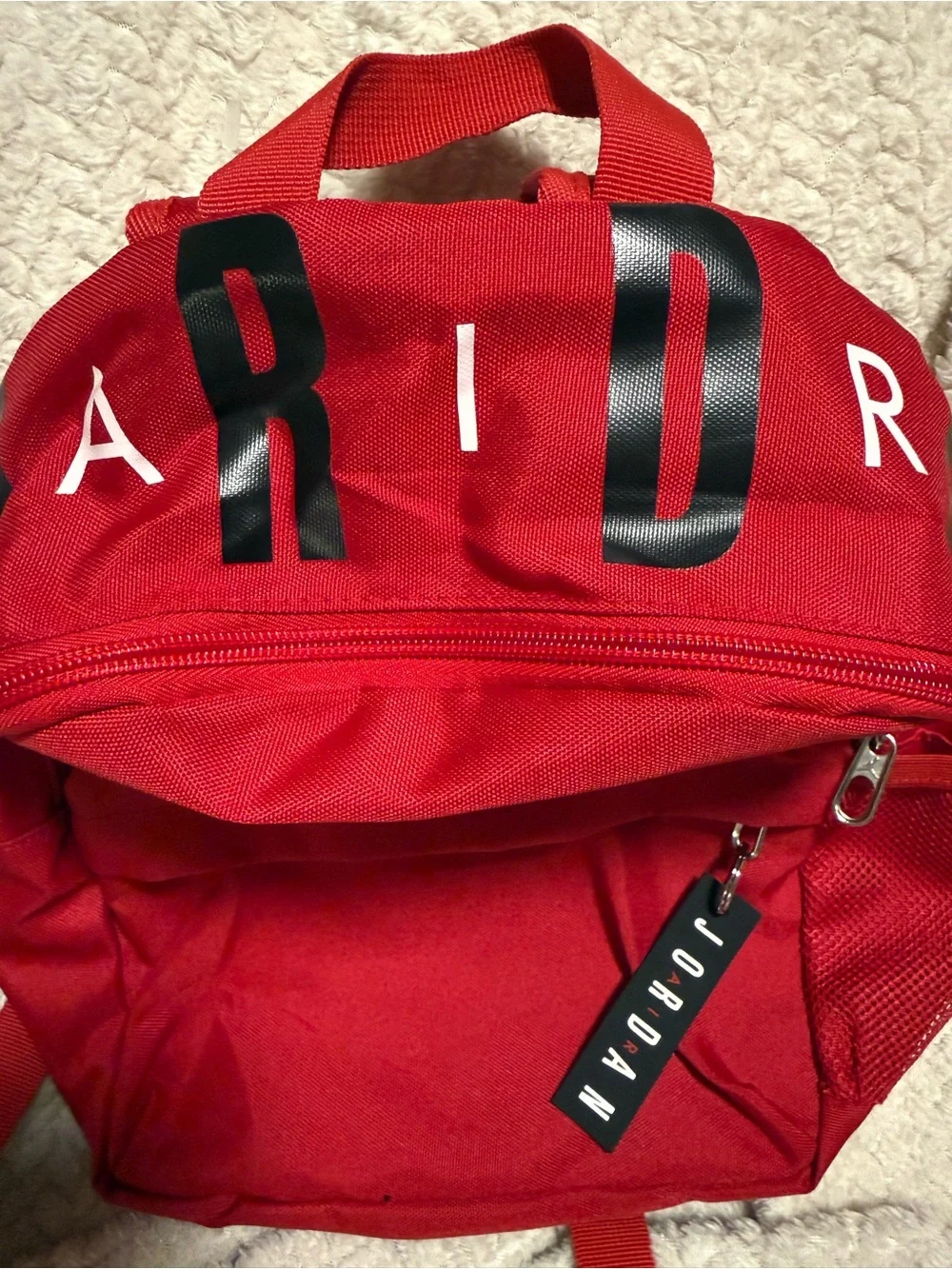 Air Jordan Red Backpack with Jumpman Logo #Goat #Jordan